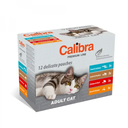 Calibra Cat Premium Adult Multipack saszetki 12x100g
